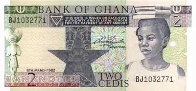 Ghana - 2  Cedis (#018d_UNC)