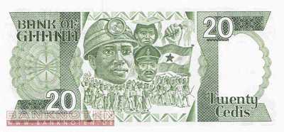 Ghana - 20  Cedis (#024a-86_UNC)