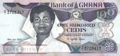 Ghana - 100  Cedis (#026b_AU)