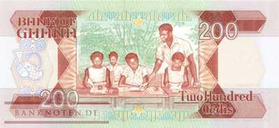 Ghana - 200  Cedis (#027b-91_UNC)