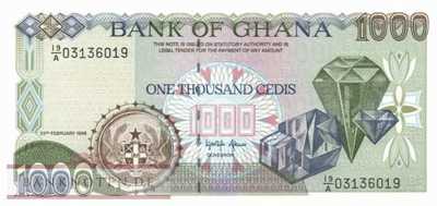 Ghana - 1.000  Cedis (#029b-96_UNC)