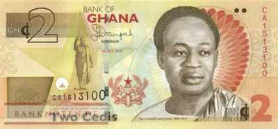 Ghana - 2  Cedis (#037Ad_UNC)