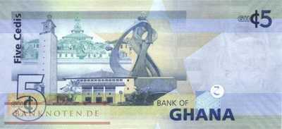 Ghana - 5  Cedis (#038e_UNC)