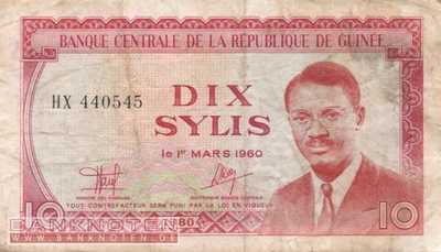 Guinea - 10 Sylis (#023a_F)