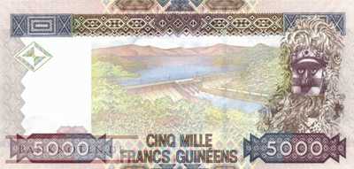 Guinea - 5.000  Francs Guinéens (#041a_UNC)