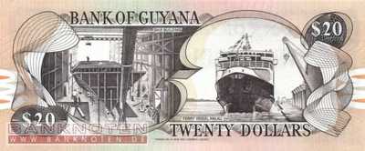 Guyana - 20  Dollars (#030d_UNC)