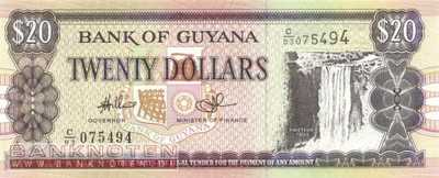 Guyana - 20  Dollars - Canadian Bank Note Company (#030e-2_UNC)