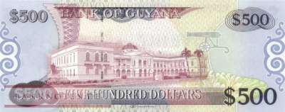 Guyana - 500  Dollars (#037c_UNC)