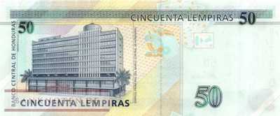 Honduras - 50  Lempiras (#094b_UNC)