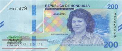 Honduras - 200 Lempiras (#114_UNC)