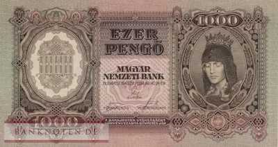 Hungary - 1.000  Pengö (#116_UNC)