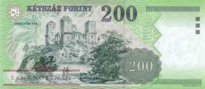 Ungarn - 200  Forint (#187e_UNC)