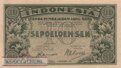 Indonesien - 10  Sen (#031_AU)