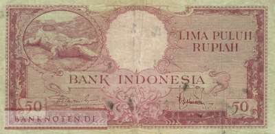 Indonesien - 50  Rupiah (#050_F)