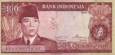 Indonesien - 100  Rupiah (#086a_VF)