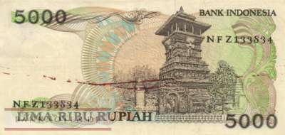 Indonesia - 5.000 Rupiah (#125a_F)