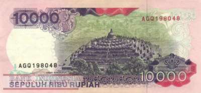 Indonesien - 10.000  Rupiah (#131f_UNC)