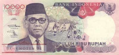 Indonesien - 10.000  Rupiah (#131f_UNC)