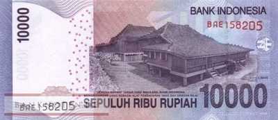 Indonesien - 10.000  Rupiah (#150a_UNC)