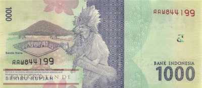 Indonesien - 1.000  Rupiah (#154b_UNC)