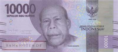 Indonesien - 10.000 Rupiah (#157f_UNC)
