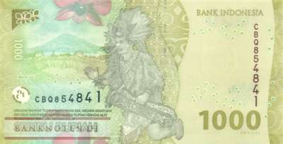 Indonesien - 1.000  Rupiah (#162c_UNC)