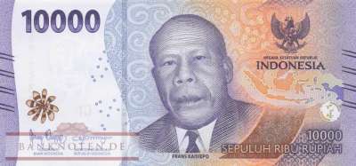 Indonesien - 10.000 Rupiah (#165d_UNC)