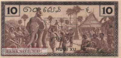 Indochina - 10 Cents (#085e_VF)