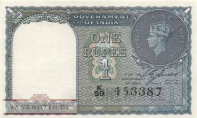 Indien - 1  Rupee (#025a_UNC)