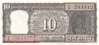 India - 10  Rupees (#060i_UNC)
