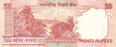 Indien - 20  Rupees (#096h_UNC)