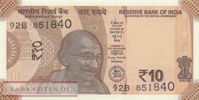 Indien - 10 Rupees (#109y_UNC)