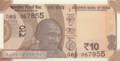 Indien - 10 Rupees (#109z_UNC)