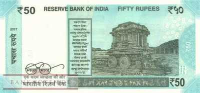 India - 50  Rupees (#111a_UNC)