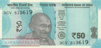 Indien - 50 Rupees (#111ac_UNC)