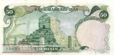 Iran - 50  Rials (#101b_VF)