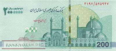Iran - 2 Millionen Rials (#167b_UNC)