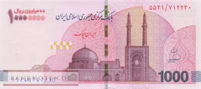 Iran - 10 Millionen Rials (#169a_UNC)