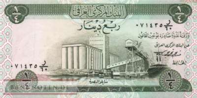 Irak - 1/4  Dinar (#061-2_VF)