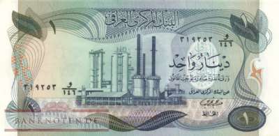 Irak - 1  Dinar (#063b_AU)