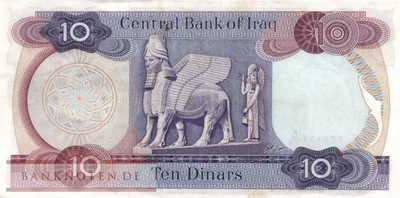 Iraq - 10  Dinars (#065-2_AU)