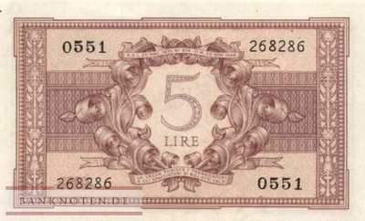 Italien - 5  Lire (#031c_AU)