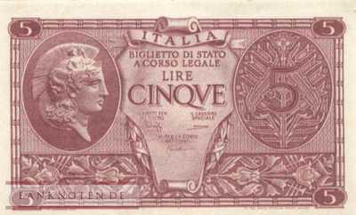 Italien - 5  Lire (#031c_AU)