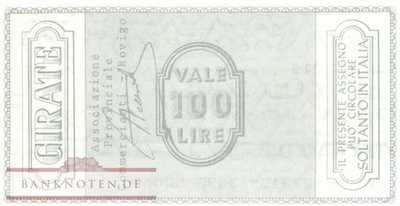 Banca Cattolica del Veneto - Rovigo Ass. Prov. - 100  Lire (#06m_07_29_UNC)