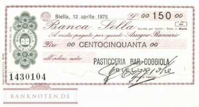 Banca Sella - 150  Lire (#06m_30_0739_UNC)