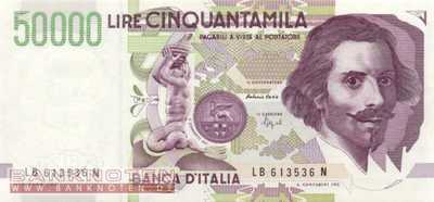 Italien - 50.000  Lire (#116b_UNC)