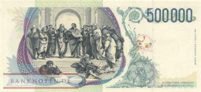 Italien - 500.000  Lire - Ersatzbanknote (#118R_UNC)