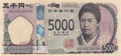 Japan - 5.000  Yen (#108_UNC)