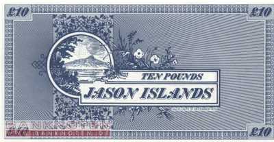 Jason Islands - 10  Pounds - private issue (#904_UNC)