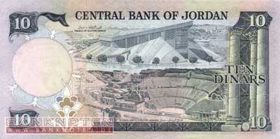 Jordanien - 10  Dinars (#020a_UNC)